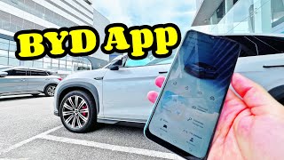 BYD手机App连接後能做什么？