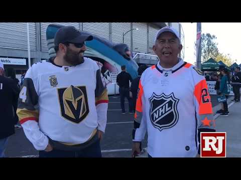 Sharks &amp; Golden Knights fans fired up for Game 7