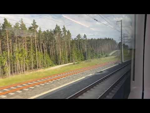 ICE Mitfahrt/Trainride | Erfurt Hbf - Nürnberg Hbf | [300 km/h]