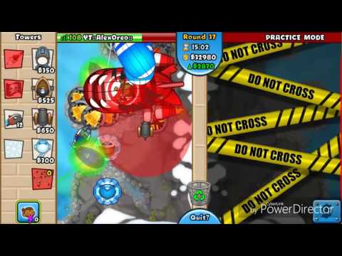 Btd battles: practice mode: ZOMGs too Op