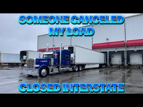 SOMEONE CANCELED MY LOAD - TRUCKING WITH PETERBILT 389 PRIDE AND CLASS.