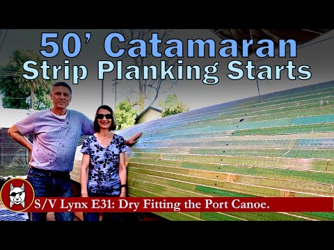Kit E31: Strip Planking the Port Canoe