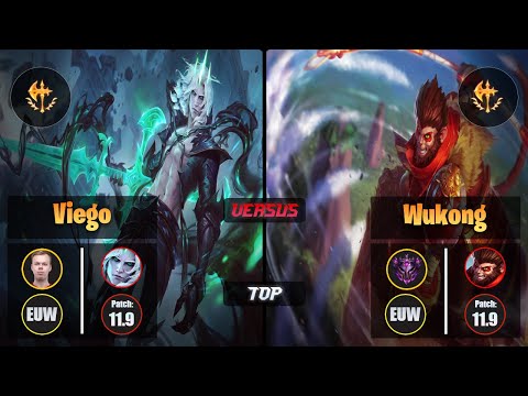 Wunder VIEGO (Top) [Conqueror] VS WUKONG - Master EUW Patch 11.9