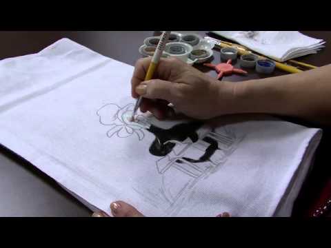 Mulher.com 08/10/2013 Beth Matteelli - Pintura em Tecido Galinha P 1/2