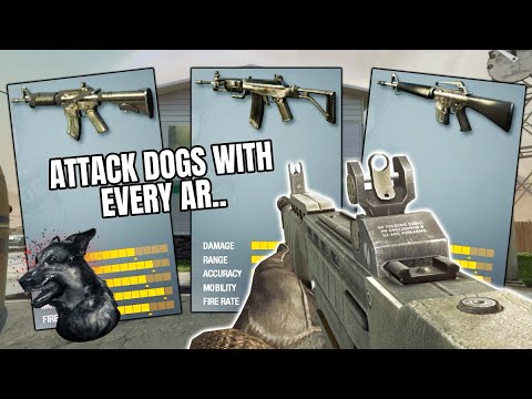 Attack Dogs With EVERY Assault Rifle In Black Ops 1 In One Video..