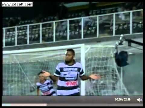Gols de Santos 2 x 1 XV de Piracicaba, pela 9ª rodada do Campeonato Paulista 2013