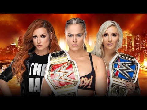 WWE 2K19 Triple threat Ronda Rousey vs Becky lynch vs Charlotte flair Winner takes all