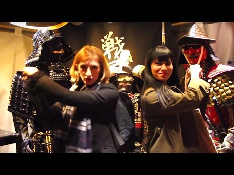 Crazy Samurai Themed Restaurant in Tokyo