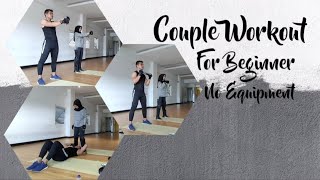 Download lagu Couple Workout for Beginner || No Equipment mp3