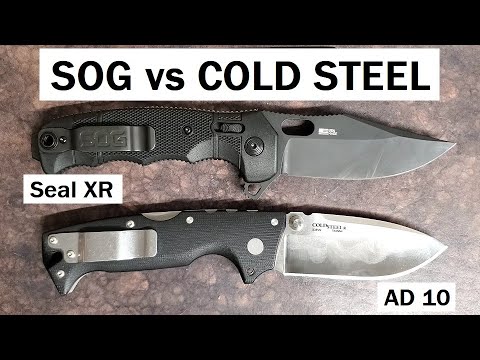 Sog Seal XR VS Cold Steel AD10