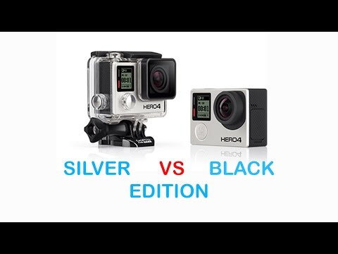 GoPro HERO4 Silver vs Black Edition Comparison