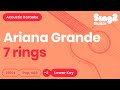 Ariana Grande - 7 Rings (Lower Key) Acoustic Karaoke