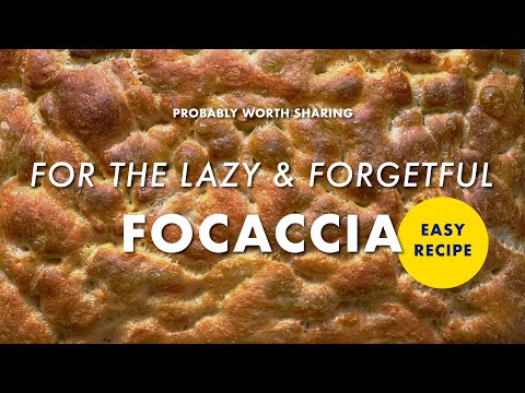 Receita de Focaccia para os preguiçosos