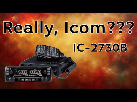 ICOM 2730B Mobile Radio Part1 - You gotta be kidding me, Icom!