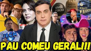 CRISE GERAL E LULINHA ATORMENTAM LULA, FLÁVIO AVANÇA NO NORDESTE COM Michelle, Tarcísio e Nikolas