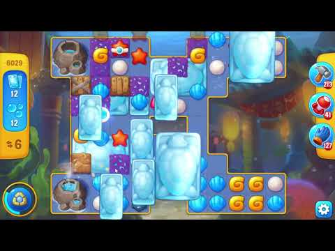 Fishdom 6029 Super Hard Level - 12 moves - NO BooSTERS