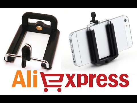 Универсальный держатель для телефона из Китая (aliexpress) для крепления на штатив