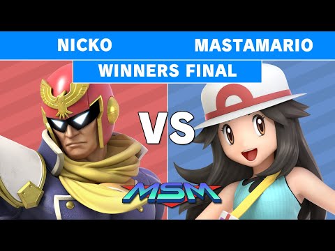MSM 196 - Nicko (Captain Falcon) vs Mastamario (Pokemon Trainer, Sonic) Winners Final Smash Ultimate
