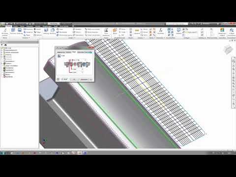 Inventor: Gewinde, iFeature, Kombinieren, Lüftung, Prägen, rechteckige Anordnung, Rippe
