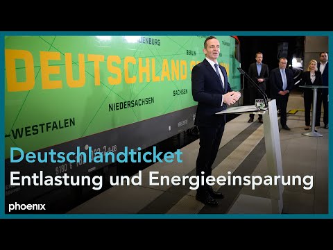 Volker Wissing zum Deutschlandticket