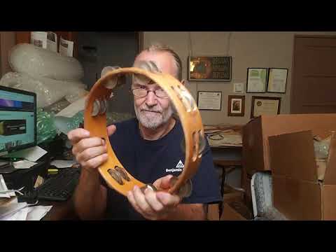 Mint Sonor Vintage Double Row Headless Tambourine 1950s Video image 11