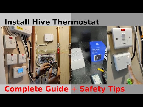 How to Install a Hive Dual Channel Thermostat on an Unvented Heating System | Step-by-Step Guide