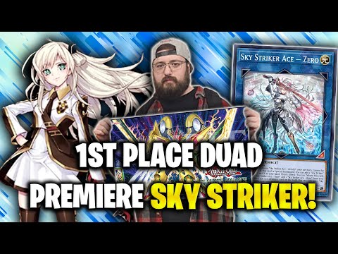 First Place Undefeated Sky Striker Deck Profile (DUAD Premiere Event) w/ Combos