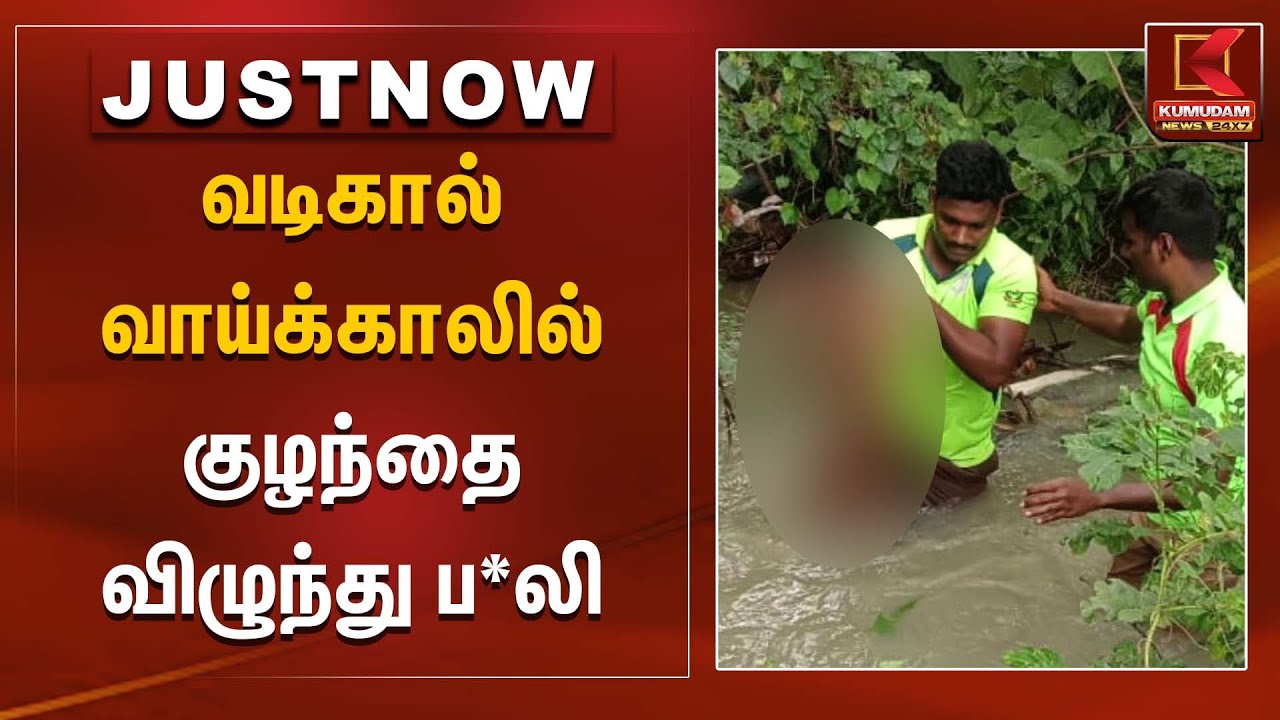 வடிகால் வாய்க்காலில் குழந்தை விழுந்து பலி | Kumudam News