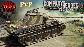 CoH Blitzkrieg Mod PvP _ Panther ACE - 2v2 Gameplay
