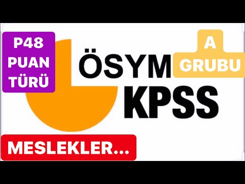 KPSS A GROUP AND PROFESSIONS📌 What is the P48 score? Plus MOTIVATION😊👍✅