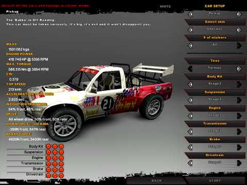 Cross Racing Championship Extreme - All Cars