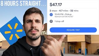 I Tested Walmart Spark Delivery For 8 Hours Straight | How Much Did We Make 