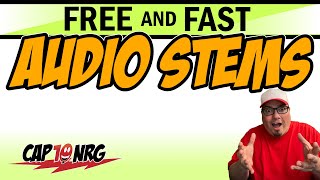 Free Audio Stems for any DAW or Device : Audacity and Open VINO