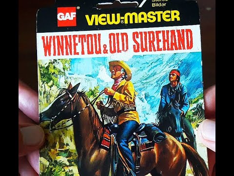 Winnetou & Old Surehand View-Master 3D Viewmaster BB443-D+F View Master Stereo Pierre Brice Granger
