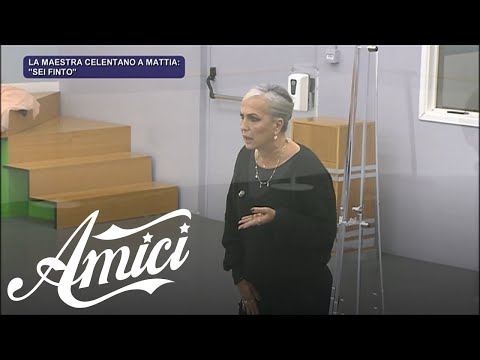 Amici 21 - La ramanzina della maestra Celentano nei confronti di Mattia