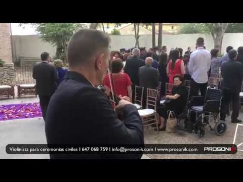 Violinista para ceremonias
