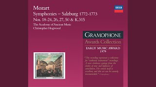 Mozart: Symphony No. 21 in A Major, K.134: 1. Allegro