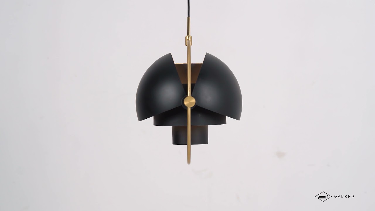 Multi Lite Pendant Light Copper+Black