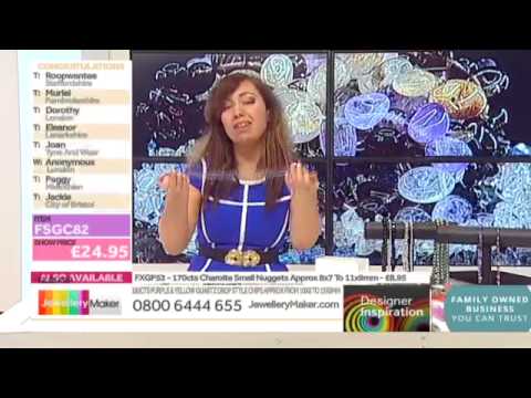 Learn How to Make Genuine Gemstone Jewellery - JewelleryMaker DI LIVE 05/01/15