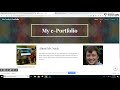 Create An E Portfolio On Google Sites