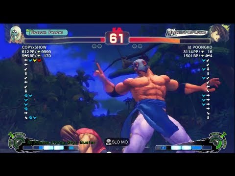 Poongko [Yang] vs COPYxSHOW [Fuerte] SSF4 Arcade Edition - Xbox Live Ranked Match