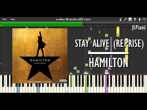 Stay Alive (Reprise) (From Hamilton) - Miranda, Ramos & Soo (Synthesia Piano & Vocal Cover) *SHEETS*