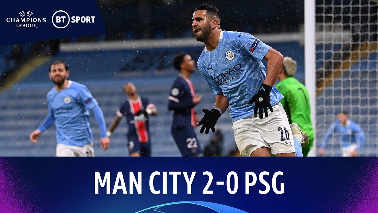 Man City v PSG (2-0) | Mahrez Brace As Citizens Reach First-Ever Final | Champions League Highlights