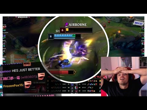 Midbeast reacts to HLE Chovy 1HP outplay! / with chat