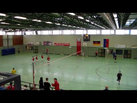 1. DM u18m Halle 2014/15 Walsrode Vorrunde Vaihingen Satz 1