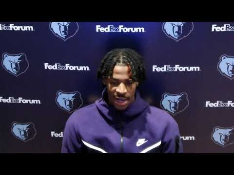 MEM@UTA: Ja Morant Postgame Interview | March 26, 2021