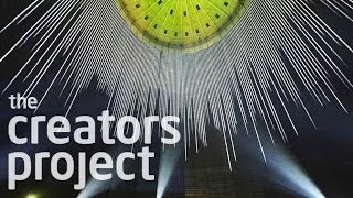 Creating A Cathedral Of Light Inside A Gas Tank | URBANSCREEN&#39;s 320° Light