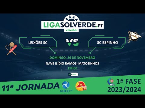 Leixões SC x SC Espinho - 11ª Jornada - Liga Solverde.PT 2023/2024