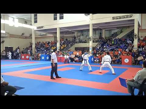 Semifinal..!!SANDAKAN vs BEAUFORT Male ind kumite -60kg SUKAN SABAH SAGA X KARATE KOTA KINABALU,2023
