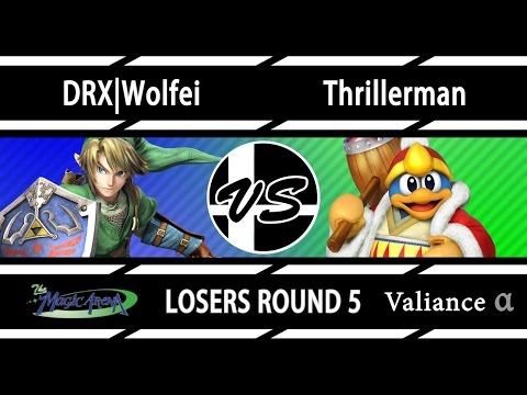 Valiance α- DRX Wolfei (Link) vs Thrillerman (DDD) - LR5 - Smash 4 - Wii U